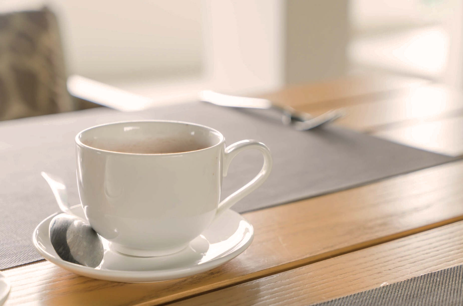 Sunlit room with balcony