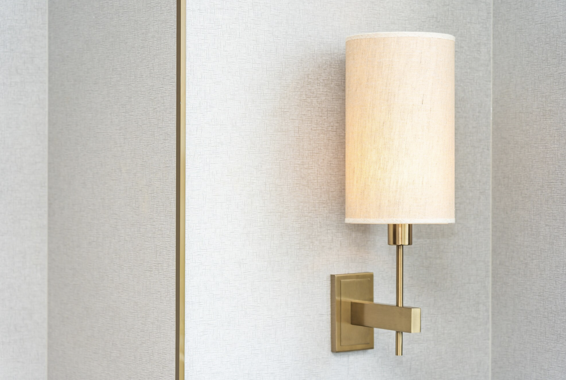 Spacious bedroom with work desk